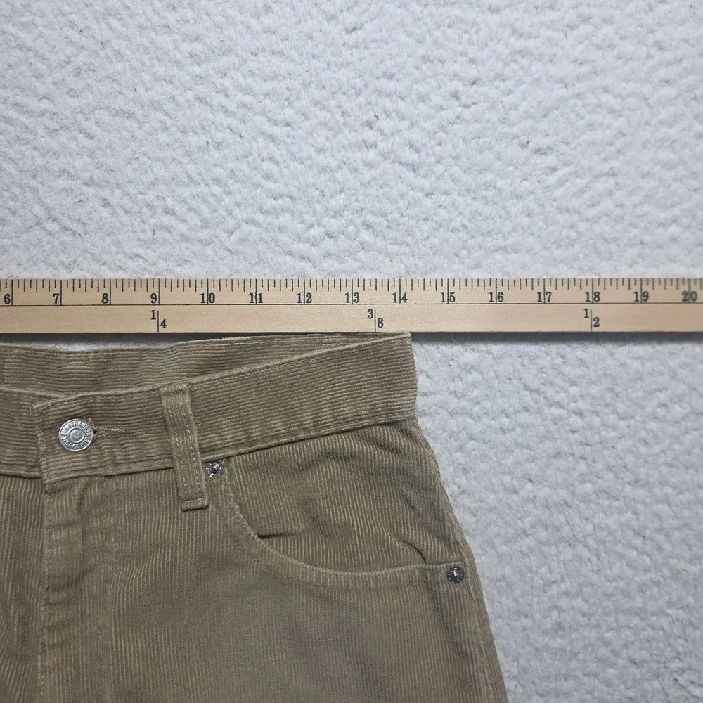 VTG NWT Levis 505 Brown Corduroy Pants Mens 28x31 Regular Fit Straight Leg Cords